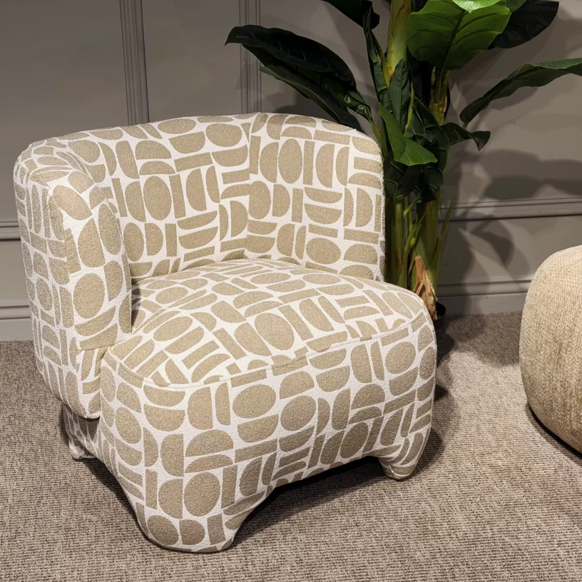 Крісло , Beige dots