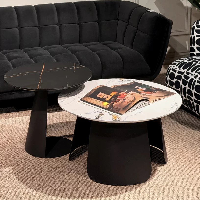 Сет кавових столиків , Noir et blanc