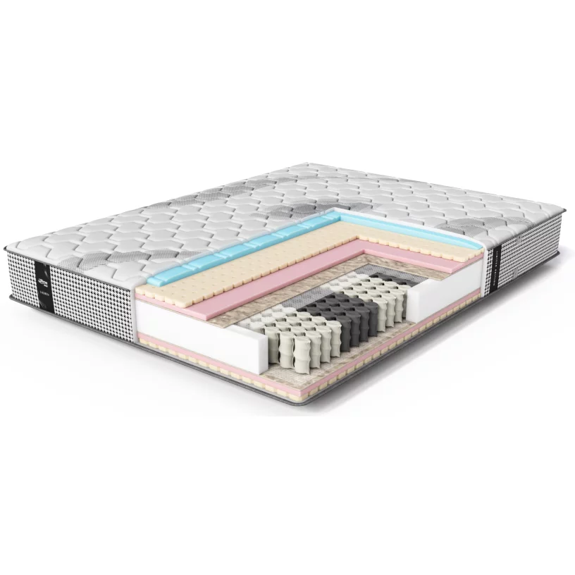 Матрац ортопедичний 160*200 з пружинним блоком, Pied-de-poule