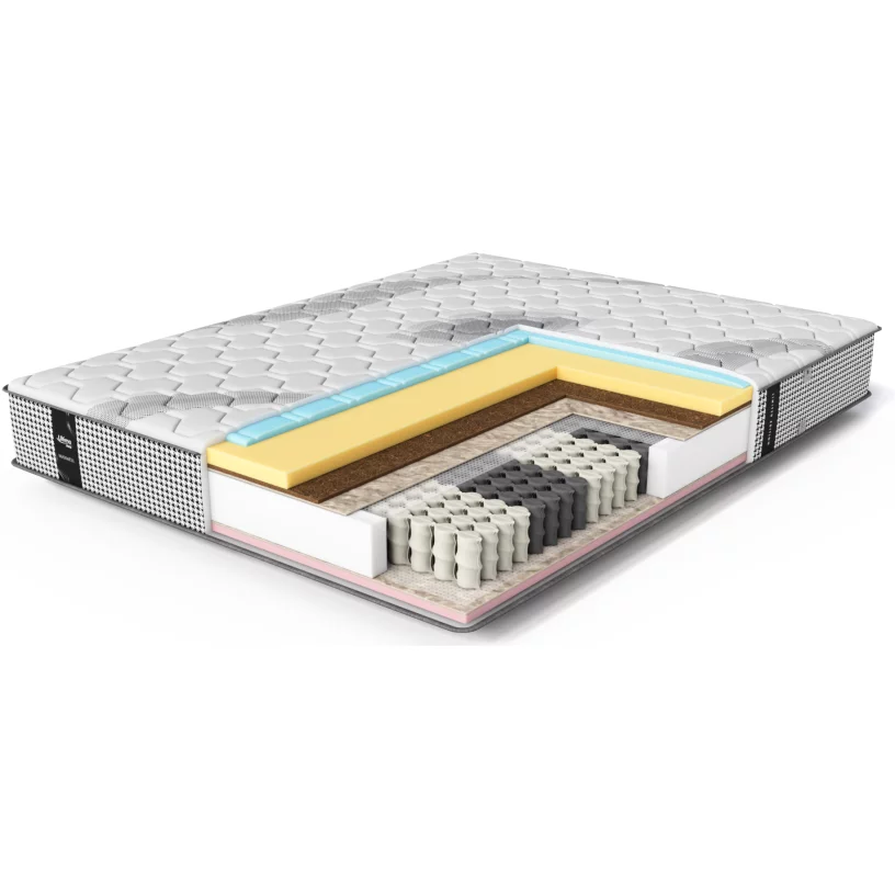 Матрац ортопедичний 140*200 з пружинним блоком, Pied-de-poule