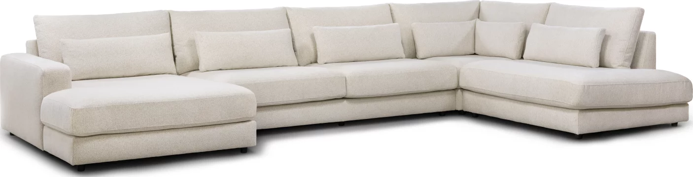 Диван кутовий 5-місний п-образний правий, Savanna beige