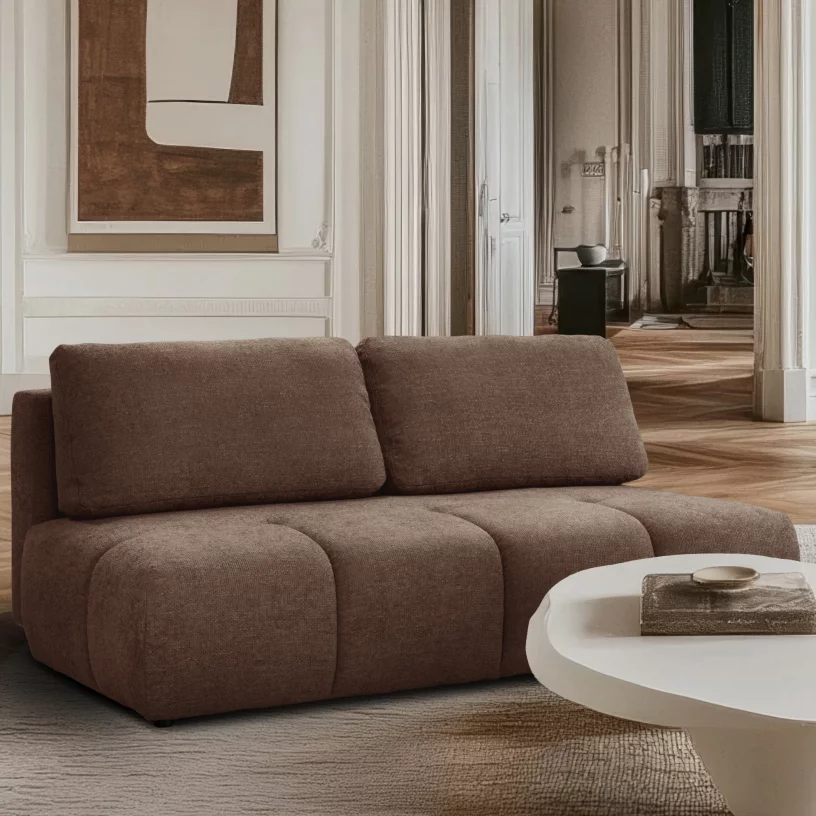 Диван-ліжко 3-місний розкладний, Mocha brown weave