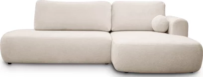 Диван кутовий 4-місний розкладний з правим шезлонгом, Gentle cloud