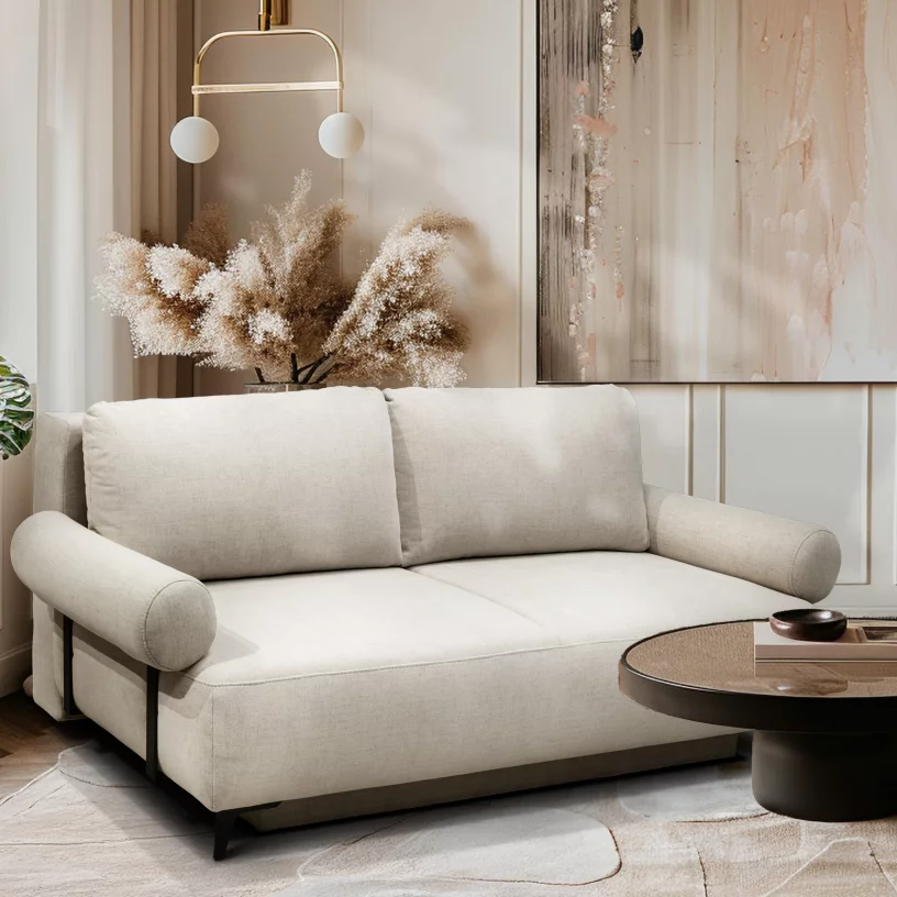 Диван 3-місний розкладний, Rose sand