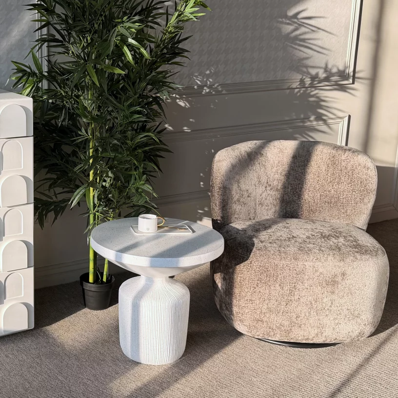 Крісло поворотне 360°, Silk fabric