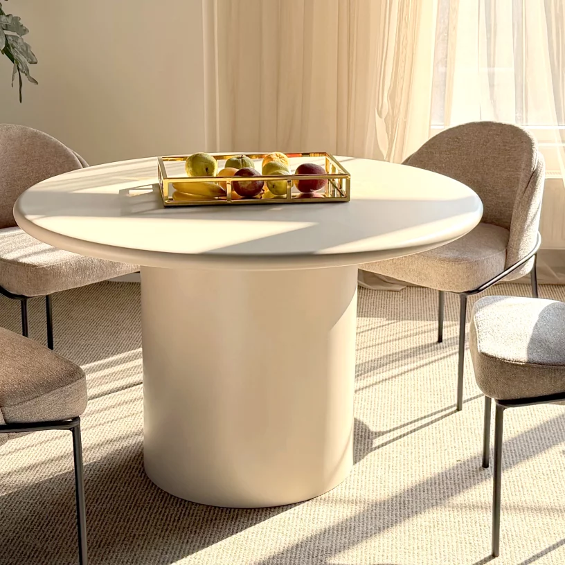 Стіл обідній 6 місць 120 см, Silk sand