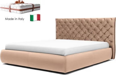 Комплект ліжко та італійській матрас 160*200, Champagne velvet