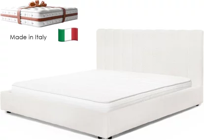 Комплект ліжко та італійській матрас 200*200, Milli sand