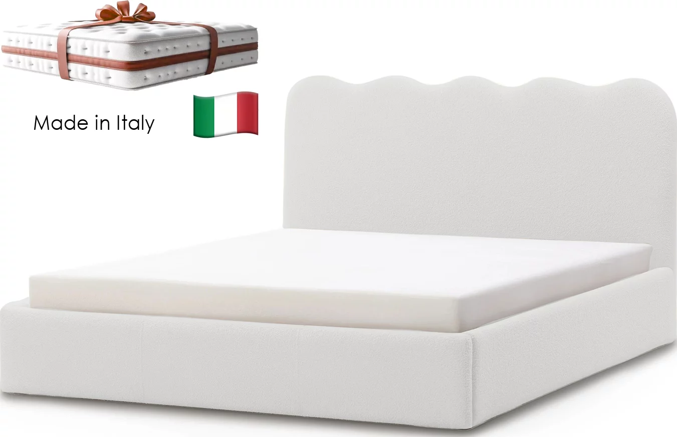 Комплект ліжко та італійській матрас 160*200 з підйомним механізмом, Vanilla charm