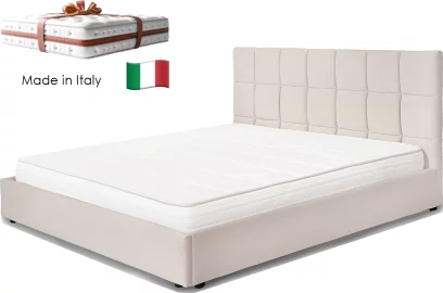 Комплект ліжко та італійській матрас 200*200 з підйомним механізмом, Birch cashmere