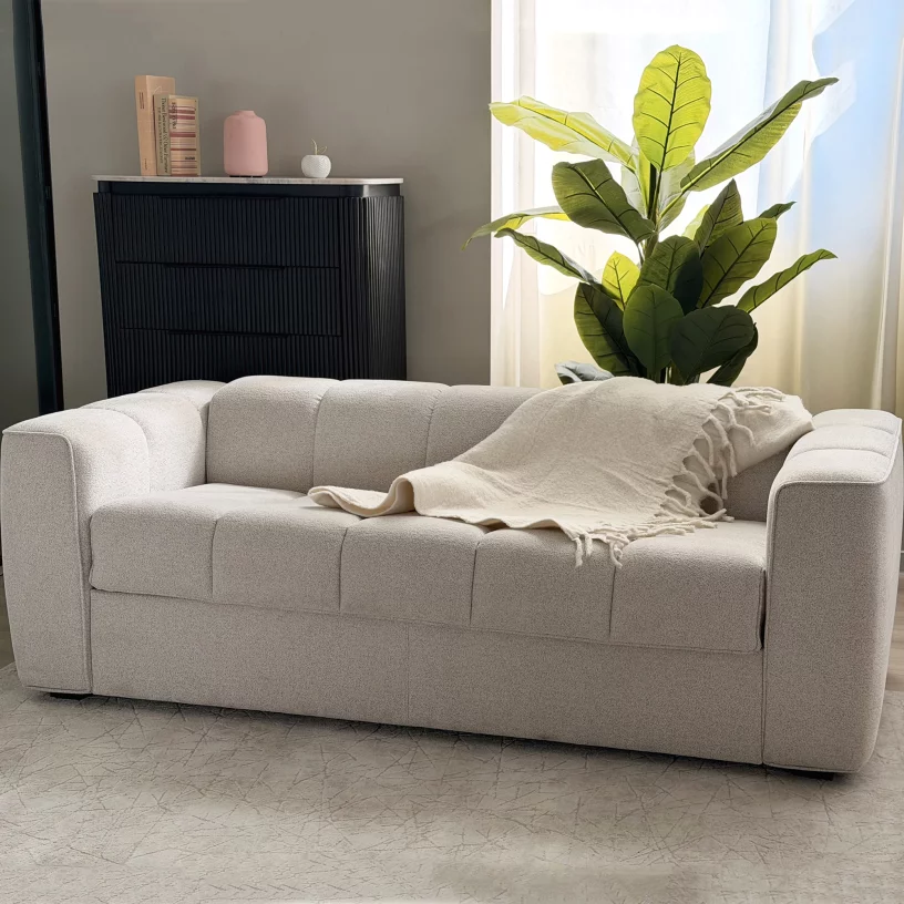 Диван-ліжко з ефектом пам'яті 3-місний розкладний, Foggy evening