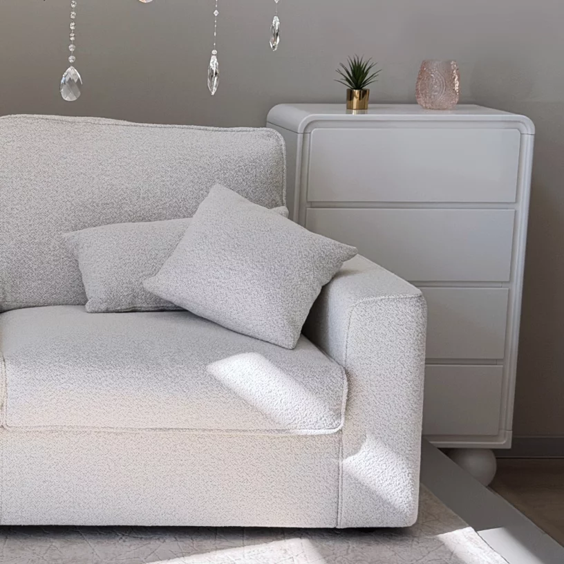 Комод високий , Silk white