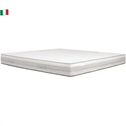 Матрац ортопедичний 200*200 безпружинний, White