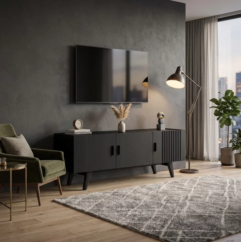 Тумба tv , Black diamond wood