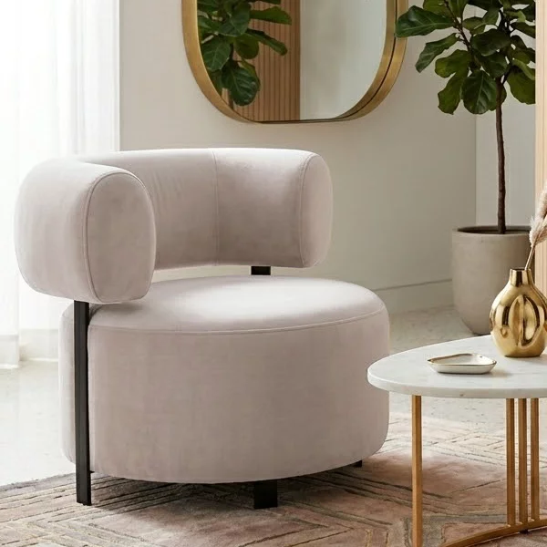 Крісло , Reed beige velvet