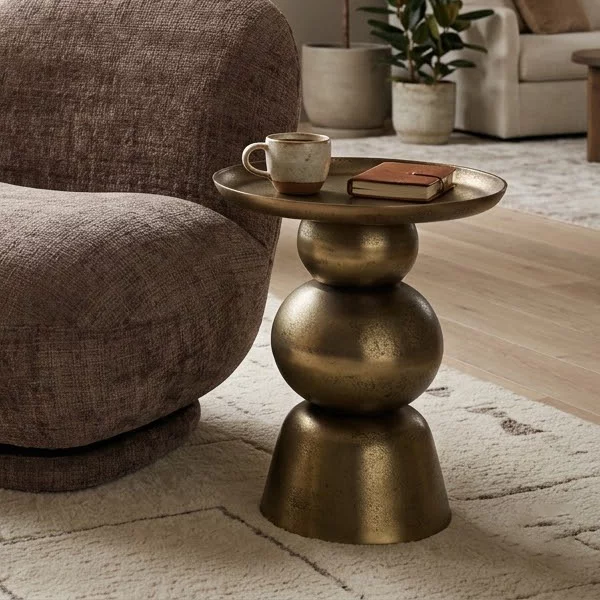 Стіл журнальний , Brass antique finish