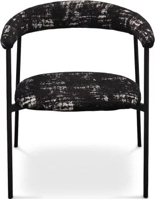 Cтілець обідній з підлокітниками , Resin luxury volcanic black base