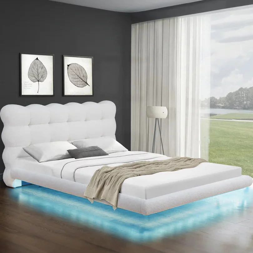 Ліжко 160*200 led-light, Swan feather