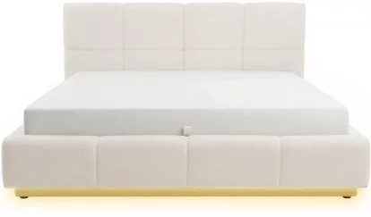 Ліжко 160*200 з підйомним механізмом  led-light, Vanilla charm