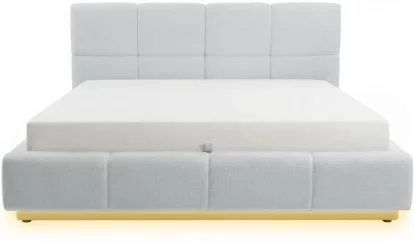 Ліжко 180*200 з підйомним механізмом  led-light, Silver breeze charm