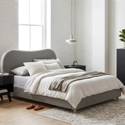 Ліжко 180*200, Taupe boucle