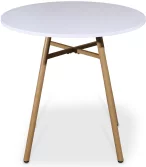 Aro Стіл обідній, 80 White top light oak fusion
