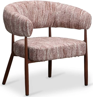 Крісло , Coffee tweed walnut metal fusion