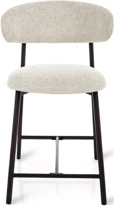 Напівбарний стілець , Oatmeal cream black base