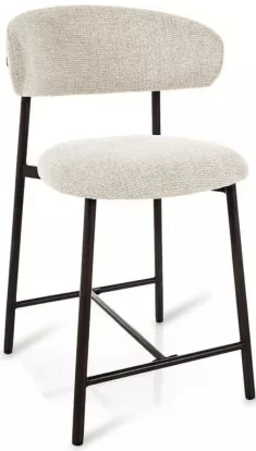 Барний стілець , Oatmeal cream black base