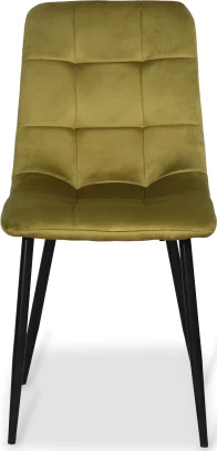 Стілець обідній , Olive oil velvet black base