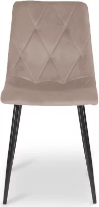 Стілець обідній , Velvet sand black base